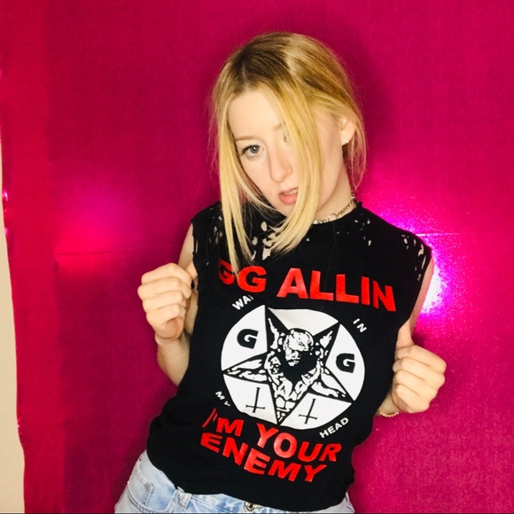GG Allin Tee - Picture 2 of 3